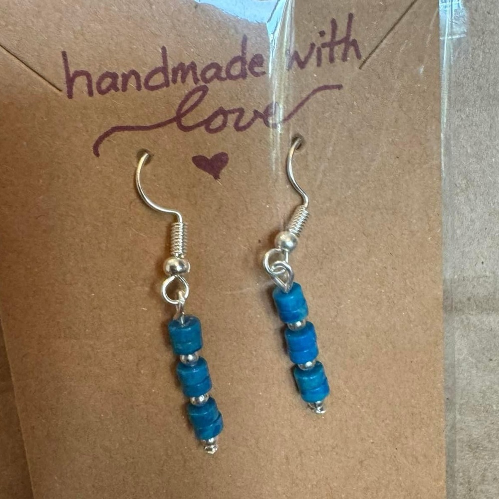 Silver and Turquoise Earrings